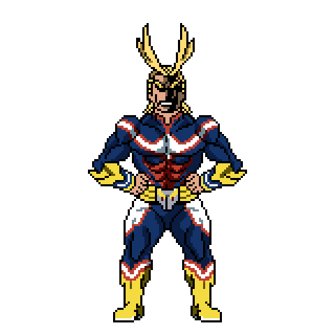 ALL MIGHT❤️🤍💙